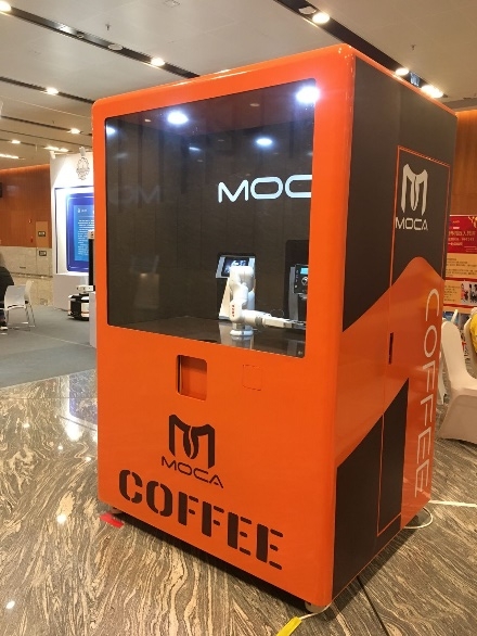 Mini Robot Coffee Kiosk-3