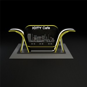 Robot Barista Coffee Kiosk With Drip Coffee