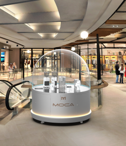 Durable Multifunctional Unattended Self Service Convenience Coffee Robot Kiosk